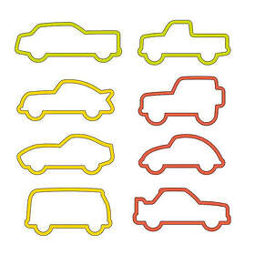 Tescoma Klistermärke set Cars 8 delar,