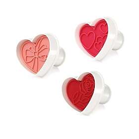 Tescoma Kakskärare med stämpelhjärtan 3 st.,