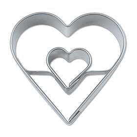 Städter Cookie Kakmått/Utstickare Heart in Heart