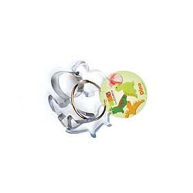 ScrapCooking Dinosaurie klistermärke Set 4 st.,