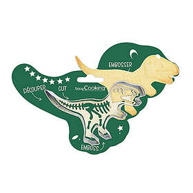 ScrapCooking Dino utskärare med prägling 12cm,