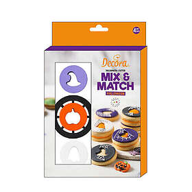 Decora Halloween-kakformar mixa och matcha,