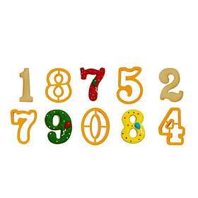 Decora XL talklistermärken 9 stycken 7,5cm,