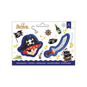 Decora Pirate Sticker Set 2 stycken,