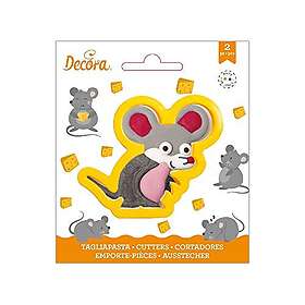 Decora Mus klistermärke 10cm,