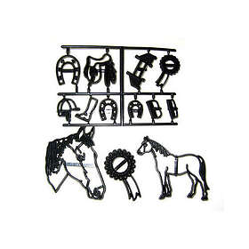 Hästar Kakmått/Utstickare set Patchwork Cutters