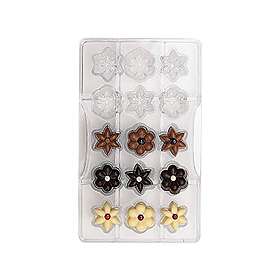 Decora Blommor Chokladform av polykarbonat,