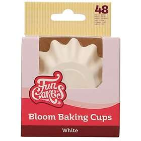 FunCakes White Bloom Muffinsformar 48 st