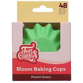 FunCakes Pastellgröna Bloom Muffinsformar 48 st