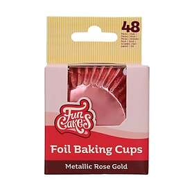 FunCakes Muffinsformar i roséguldmetallic 48 st