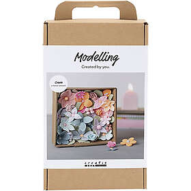 Adlibris DIY Kit Modellera Blommor Pastellfärger Creativ Company