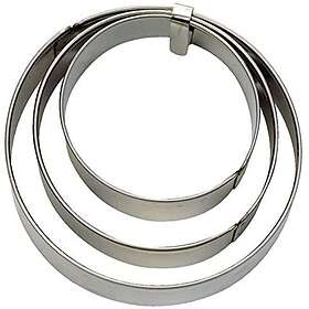 Städter Kakformar runda Ø4-5-6 set/3 st