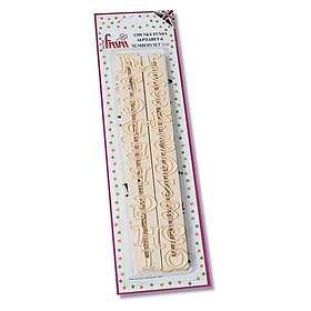 FMM Chunky Funky Alfabet och siffror Tappits/Sticker Set/4