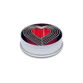 Städter Kakskärare hjärtan set/6 st