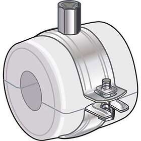 Beck Kylrörsklämma med rörkopp M8/M10 Ø114/25 mm