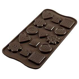 Silikomart Choco Buttons Silikon chokladform,