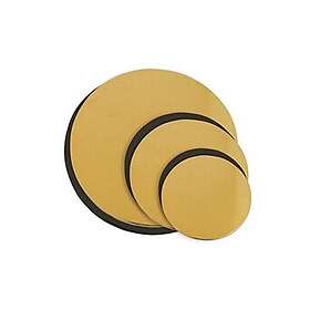 ScrapCooking Plaque à gâteau Or/Noir 6 pcs Ø14/18/22 cm