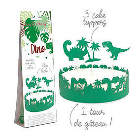 ScrapCooking Dinosaurie tårtband Ø18-24 cm