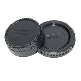 Caruba Body Cap Rear Lens Cap for Nikon F