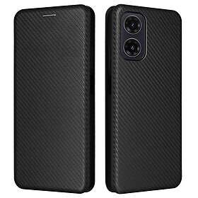 Skalo Motorola Moto G35 5G Carbon Fiber Plånboksfodral