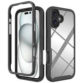 Skalo iPhone 16 Plus Shockproof Clear Hybrid Skal