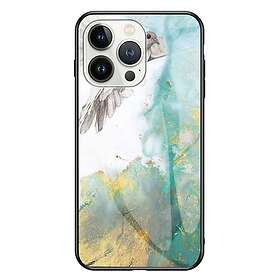 Skalo iPhone 16 Pro Max Marmor Härdat Glas TPU-skal Motiv 3