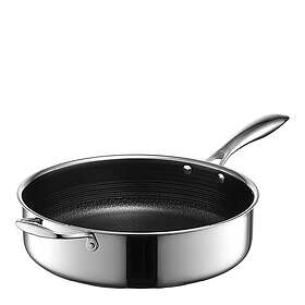 Hexclad Non-stick Sautépanne med lokk 5L