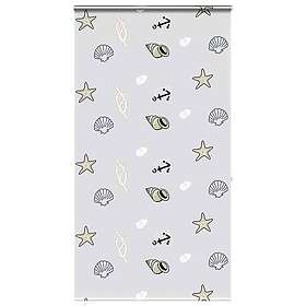 vidaXL Duschrullgardin med kassett 140x240 cm tyg bredd 136 cm