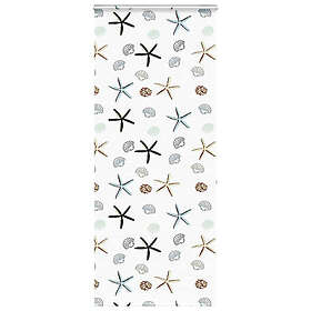 vidaXL Duschrullgardin med kassett 110x240 cm tyg bredd 106 cm