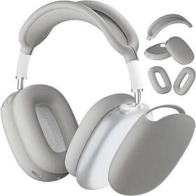 CaseOnline Silikonfodral för AirPods Max hörlurar Grey