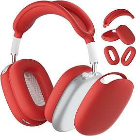CaseOnline Silikonfodral för AirPods Max hörlurar Red