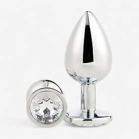 Dream Toys Gleaming Love Medium Silver Plug