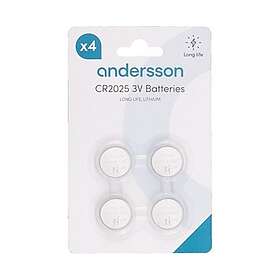 Andersson CR2025 Lithium 4-pack