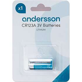 Andersson CR123A Lithium 1-pack