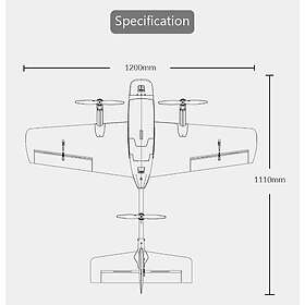 HeeWing T2 Cruza EPP FPV PNP VTOL Förvaringsväska