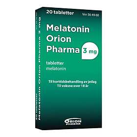 Orion Pharma Melatonin 3mg 20 Tabletter