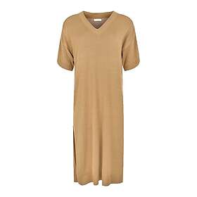 Knowledge Cotton V-Neck Viscose Knit Dress (Dam)