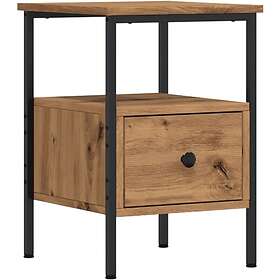 vidaXL Sängbord ek 34x36x50 cm konstruerat trä