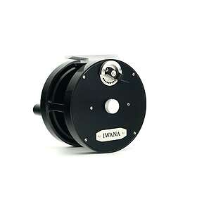 Iwana Retro 1:2 Multiplier Salmon Reel Black 3,75'' Wide