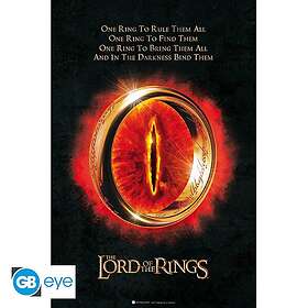 Abysse : Lord Of The Rings The One Ring Maxi Poster (91,5x61) (abydco774)