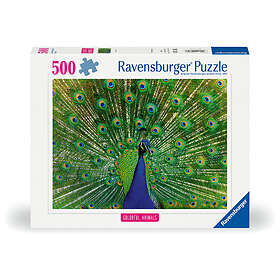 Ravensburger Färgglada djur Påfågel 500 Bitar