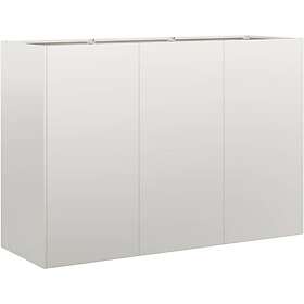 vidaXL Planteringskärl 120x40x80 cm rostfritt stål