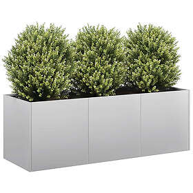 vidaXL Planter Box 120x40x40 cm Galvanized Steel