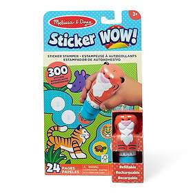 Melissa & Doug Sticker Wow! Tiger klistermärkesstämpel och aktivitetsbok