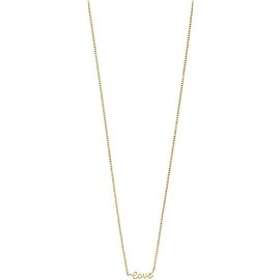 Pilgrim 54243-2041 : LOVE Guldbelagt Necklace