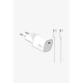 Celly UPTC1USBC25WCTC GaN 1 x USB-C PD 25W + USB-C Kabel