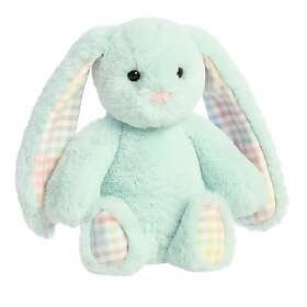 Aurora Rainbow Gingham Bunnies Gosedjur Mint Kanin 18cm
