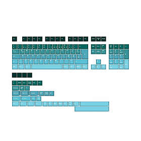 Tai-Hao PBT Double-shot Keycaps German Layout Pine Green