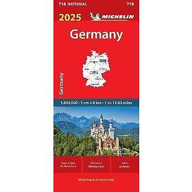 Germany 2025 Michelin National Map 718