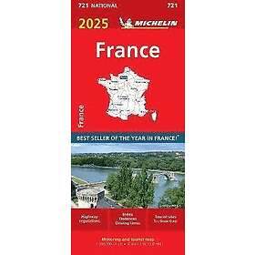France 2025 Michelin National Map 721